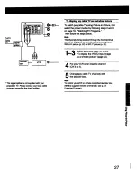 Preview for 27 page of Sony KPR-46CX35 Operating Instructions Manual