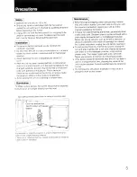 Предварительный просмотр 5 страницы Sony KPR-46EX20 Operating Instructions Manual