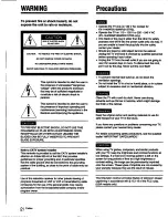 Предварительный просмотр 2 страницы Sony KV-13TR29 - 13" Trinitron Color Tv Operating Instructions Manual