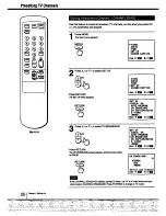 Предварительный просмотр 20 страницы Sony KV-13TR29 - 13" Trinitron Color Tv Operating Instructions Manual