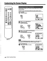 Предварительный просмотр 42 страницы Sony KV-13TR29 - 13" Trinitron Color Tv Operating Instructions Manual