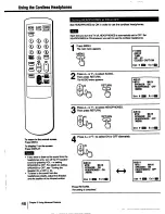 Предварительный просмотр 46 страницы Sony KV-13TR29 - 13" Trinitron Color Tv Operating Instructions Manual