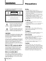 Предварительный просмотр 2 страницы Sony KV-13VM42 - 13" Tv/vcr Combination Operating Instructions Manual