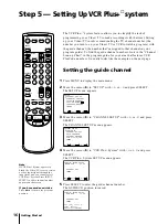 Preview for 16 page of Sony KV-13VM42 - 13" Tv/vcr Combination Operating Instructions Manual