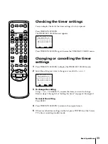 Предварительный просмотр 33 страницы Sony KV-13VM42 - 13" Tv/vcr Combination Operating Instructions Manual