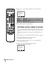 Предварительный просмотр 46 страницы Sony KV-13VM42 - 13" Tv/vcr Combination Operating Instructions Manual