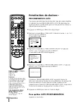 Предварительный просмотр 72 страницы Sony KV-13VM42 - 13" Tv/vcr Combination Operating Instructions Manual