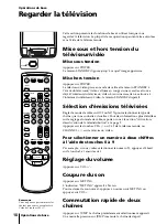 Preview for 80 page of Sony KV-13VM42 - 13" Tv/vcr Combination Operating Instructions Manual