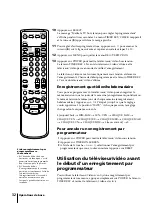 Предварительный просмотр 94 страницы Sony KV-13VM42 - 13" Tv/vcr Combination Operating Instructions Manual