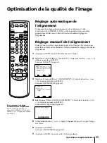 Preview for 117 page of Sony KV-13VM42 - 13" Tv/vcr Combination Operating Instructions Manual