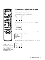 Предварительный просмотр 131 страницы Sony KV-13VM42 - 13" Tv/vcr Combination Operating Instructions Manual