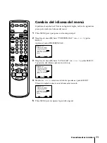 Preview for 135 page of Sony KV-13VM42 - 13" Tv/vcr Combination Operating Instructions Manual