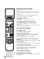 Предварительный просмотр 150 страницы Sony KV-13VM42 - 13" Tv/vcr Combination Operating Instructions Manual