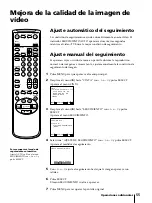 Предварительный просмотр 179 страницы Sony KV-13VM42 - 13" Tv/vcr Combination Operating Instructions Manual