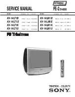 Sony KV-14LM1K Service Manual preview