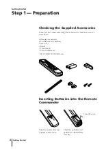 Preview for 4 page of Sony KV-14VM5MT, KV-21VM6MT Operating Instructions Manual