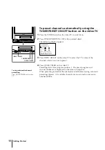 Preview for 10 page of Sony KV-14VM5MT, KV-21VM6MT Operating Instructions Manual