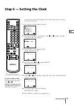 Preview for 17 page of Sony KV-14VM5MT, KV-21VM6MT Operating Instructions Manual