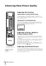 Preview for 36 page of Sony KV-14VM5MT, KV-21VM6MT Operating Instructions Manual