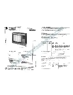 Предварительный просмотр 1 страницы Sony KV-1946R Service Manual