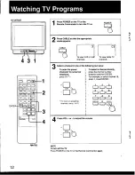 Предварительный просмотр 12 страницы Sony KV-20TR22 Operating Instructions Manual