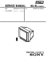 Предварительный просмотр 1 страницы Sony KV-2199M70 Service Manual