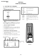 Предварительный просмотр 26 страницы Sony KV-2199XF Trinitron Service Manual