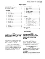 Предварительный просмотр 3 страницы Sony KV-21CL10K Service Manual