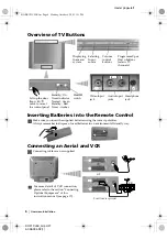 Предварительный просмотр 6 страницы Sony KV-21CL5K Instruction Manual