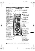 Предварительный просмотр 113 страницы Sony KV-21CL5K Instruction Manual