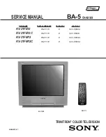 Sony KV-21FE13 Service Manual предпросмотр