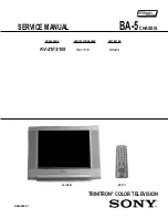 Предварительный просмотр 2 страницы Sony KV-21FS105 Service Manual