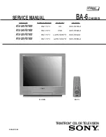 Preview for 2 page of Sony KV-24FS100 - 24" Fd Trinitron Wega Service Manual