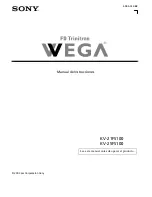 Preview for 98 page of Sony KV-24FS100 - 24" Fd Trinitron Wega Service Manual