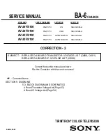 Preview for 140 page of Sony KV-24FS100 - 24" Fd Trinitron Wega Service Manual