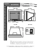 Preview for 1 page of Sony KV-24FS100 - 24" Fd Trinitron Wega Specifications