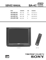 Предварительный просмотр 1 страницы Sony KV-25FV10 Service Manual