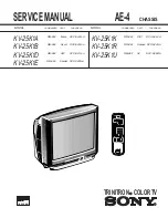 Sony KV-25K1A Service Manual предпросмотр