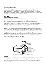 Preview for 8 page of Sony KV-27FS17 - 27" Fd Trinitron Wega Operating Instructions Manual