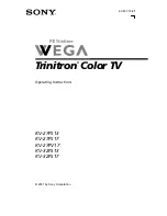 Предварительный просмотр 121 страницы Sony KV-27FS17 - 27" Fd Trinitron Wega Service Manual