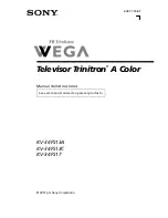 Предварительный просмотр 239 страницы Sony KV-27FS17 - 27" Fd Trinitron Wega Service Manual