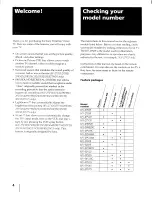 Предварительный просмотр 4 страницы Sony KV-27S25 - 27" Trinitron Color Tv Operating Instructions Manual