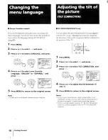 Предварительный просмотр 18 страницы Sony KV-27S25 - 27" Trinitron Color Tv Operating Instructions Manual