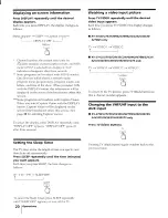 Предварительный просмотр 20 страницы Sony KV-27S25 - 27" Trinitron Color Tv Operating Instructions Manual