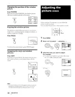 Предварительный просмотр 22 страницы Sony KV-27S25 - 27" Trinitron Color Tv Operating Instructions Manual