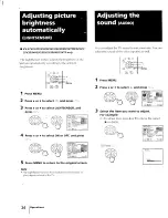 Предварительный просмотр 24 страницы Sony KV-27S25 - 27" Trinitron Color Tv Operating Instructions Manual