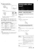 Предварительный просмотр 25 страницы Sony KV-27S25 - 27" Trinitron Color Tv Operating Instructions Manual