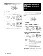 Предварительный просмотр 26 страницы Sony KV-27S25 - 27" Trinitron Color Tv Operating Instructions Manual