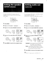 Предварительный просмотр 27 страницы Sony KV-27S25 - 27" Trinitron Color Tv Operating Instructions Manual