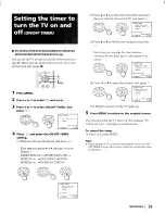 Предварительный просмотр 29 страницы Sony KV-27S25 - 27" Trinitron Color Tv Operating Instructions Manual